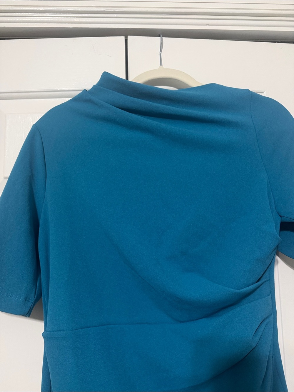 Maggy London Teal Midi Sheath Dress - Picture 3 of 5